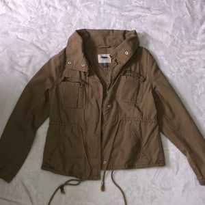 old navy vintage tan jacket